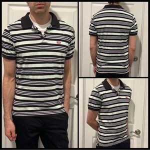 Men’s Levi’s mint green and black polo shirt size medium